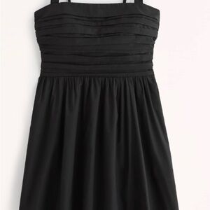 Abercrombie & Fitch Emerson Poplin Wide Strap Mini Dress M Tall